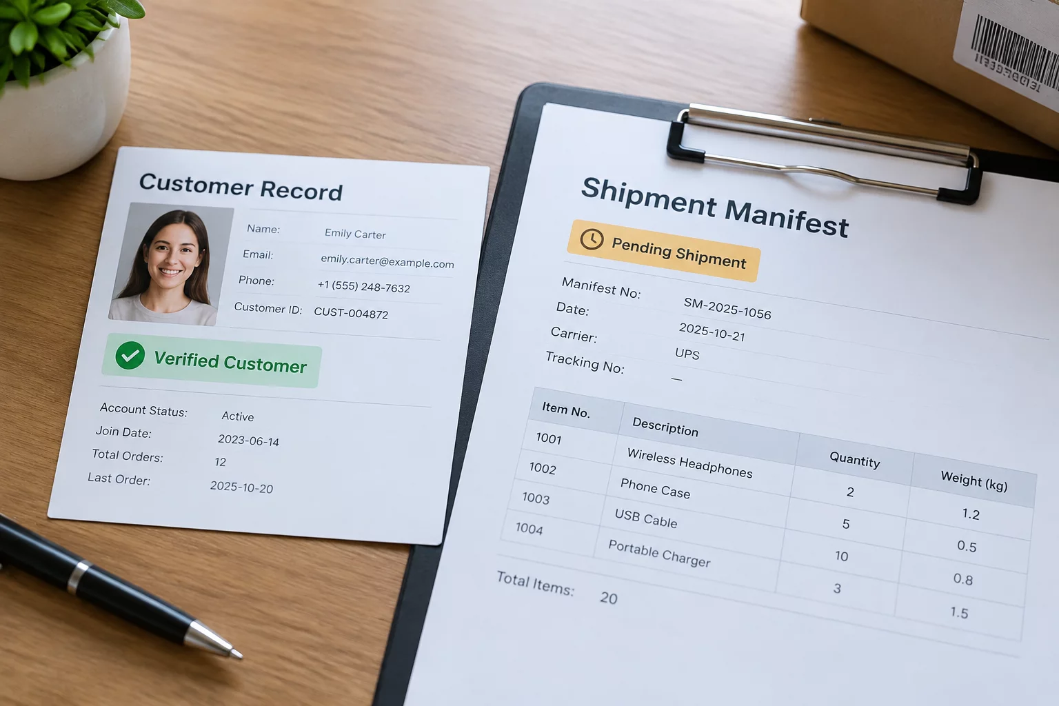 The Customer Record Was Right but the Shipment Still Needed Review